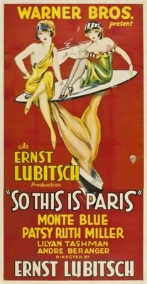 So This Is Paris movie poster (1926) poster