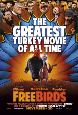 Free Birds movie poster (2013) Tank Top