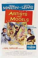 Artists and Models movie poster (1955) t-shirt #MOV_45a6bb2c