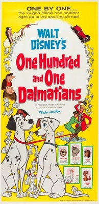 One Hundred and One Dalmatians movie poster (1961) calendar