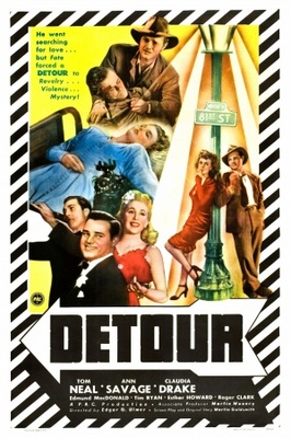 Detour movie poster (1945) mouse pad