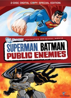 Superman/Batman: Public Enemies movie poster (2009) tote bag
