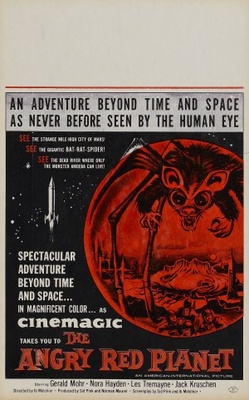 The Angry Red Planet movie poster (1960) tote bag