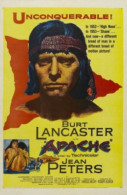 Apache movie poster (1954) tote bag
