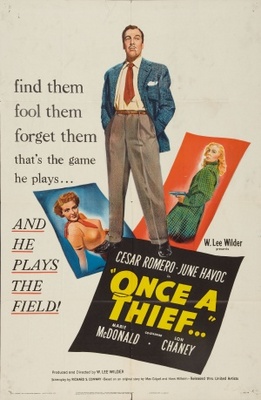 Once a Thief movie poster (1950) calendar