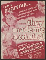 They Made Me a Criminal movie poster (1939) hoodie #669778