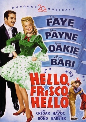 Hello Frisco, Hello movie poster (1943) tote bag