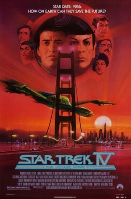 Star Trek: The Voyage Home movie poster (1986) tote bag