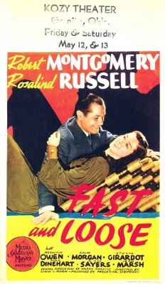 Fast and Loose movie poster (1939) calendar