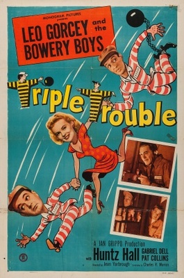 Triple Trouble movie poster (1950) hoodie