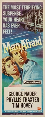 Man Afraid movie poster (1957) mouse pad
