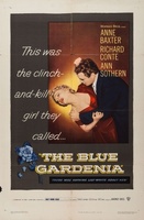 The Blue Gardenia movie poster (1953) t-shirt #MOV_482cc2c1