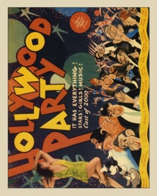 Hollywood Party movie poster (1934) calendar