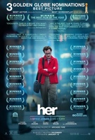 Her movie poster (2013) t-shirt #MOV_49306b57