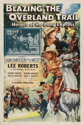 Blazing the Overland Trail movie poster (1956) poster