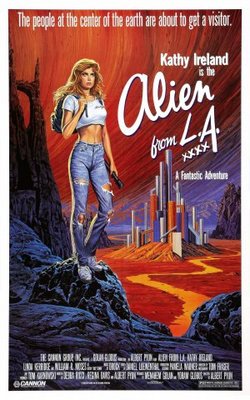 Alien from L.A. movie poster (1988) Longsleeve T-shirt