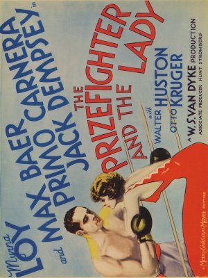 The Prizefighter and the Lady movie poster (1933) mouse pad