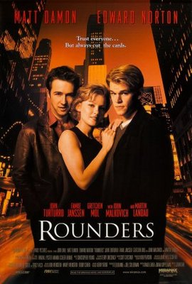 Rounders movie poster (1998) tote bag