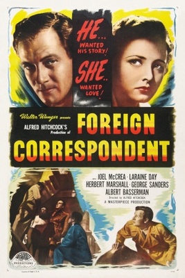 Foreign Correspondent movie poster (1940) Poster MOV_4b73550a