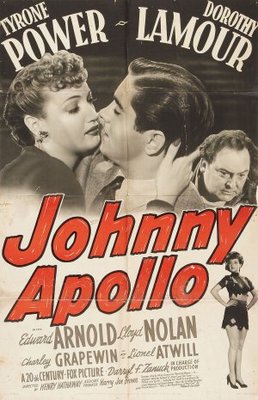 Johnny Apollo movie poster (1940) Tank Top