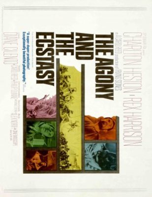 The Agony and the Ecstasy movie poster (1965) poster
