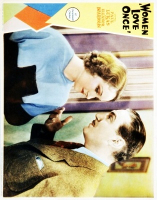 Women Love Once movie poster (1931) poster