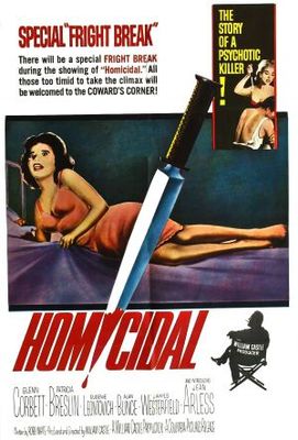Homicidal movie poster (1961) mug