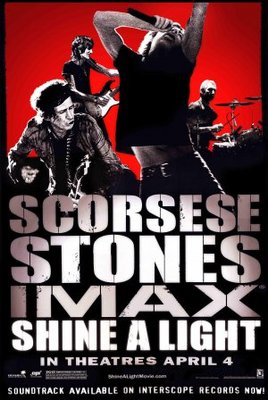 Shine a Light movie poster (2008) calendar