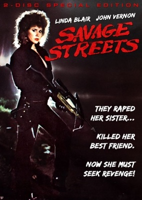 Savage Streets movie poster (1984) mouse pad