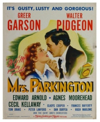 Mrs. Parkington movie poster (1944) calendar