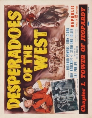 Desperadoes of the West movie poster (1950) calendar