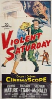 Violent Saturday movie poster (1955) t-shirt #MOV_4e6d7cfb