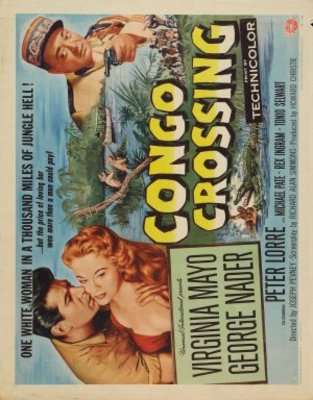 Congo Crossing movie poster (1956) Longsleeve T-shirt