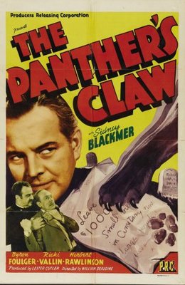 The Panther's Claw movie poster (1942) poster