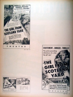 The Girl from Scotland Yard movie poster (1937) Sweatshirt