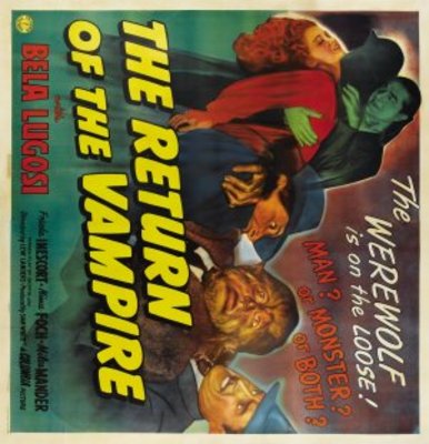 The Return of the Vampire movie poster (1944) Sweatshirt
