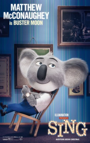 Sing movie poster (2016) poster