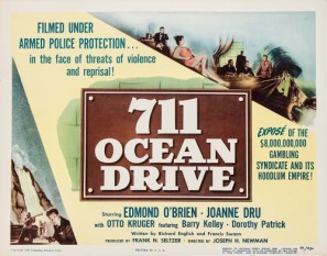 711 Ocean Drive movie poster (1950) hoodie