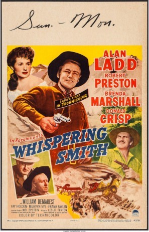 Whispering Smith movie poster (1948) Sweatshirt