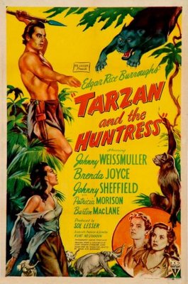 Tarzan and the Huntress movie poster (1947) Mouse Pad MOV_5032fc93
