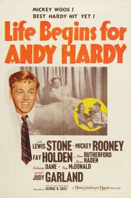 Life Begins for Andy Hardy movie poster (1941) hoodie
