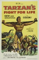 Tarzan's Fight for Life movie poster (1958) Longsleeve T-shirt #704796