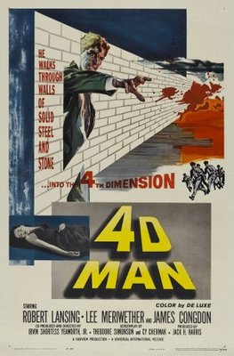 4D Man movie poster (1959) calendar