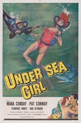 Undersea Girl movie poster (1957) mouse pad