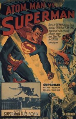Atom Man Vs. Superman movie poster (1950) mouse pad