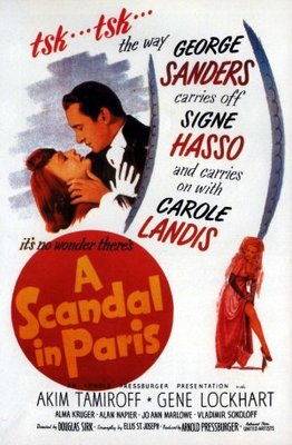 A Scandal in Paris movie poster (1946) hoodie
