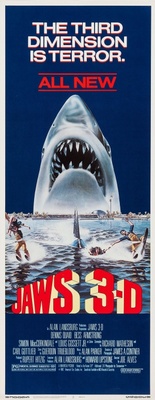 Jaws 3D movie poster (1983) poster