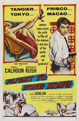 Flight to Hong Kong movie poster (1956) tote bag