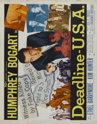 Deadline - U.S.A. movie poster (1952) hoodie