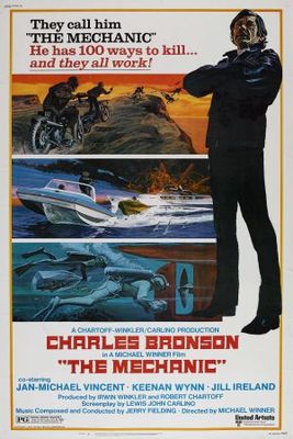 The Mechanic movie poster (1972) Sweatshirt